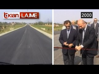 Perurohet rruga Milot-Lezhe - (30 Shtator 2000)