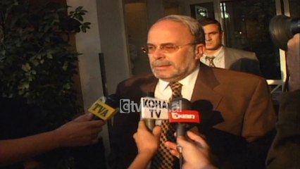 Ambasadori Limpreht takim me lideret e partive kryesore ne Shqipëri (29 Shtator 2000)