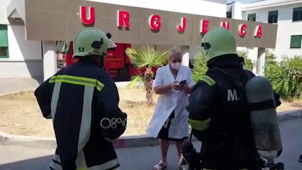 Ora News - Durrës: Zjarr në repartin e Urgjencës, pacientët evakuohen me urgjencë