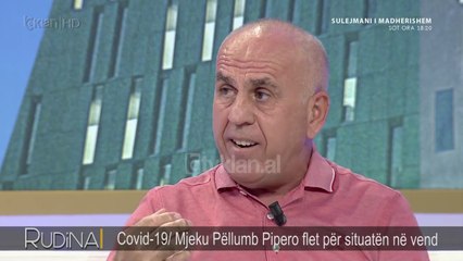 Pellumb Pipero: Plazma te dhurohet ne fazat e para te infektimit me Covid-19