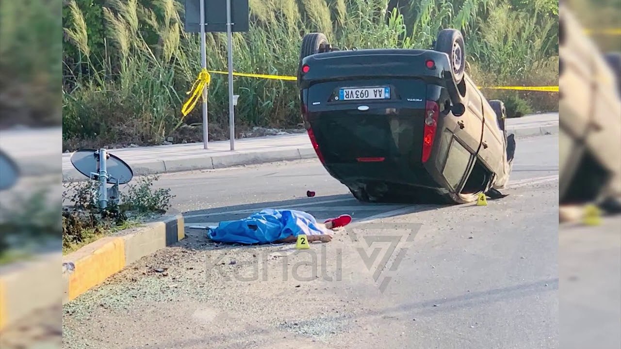 PËRMBYSET MAKINA NË VLORË VDES NJË VAJZË , SHPEJTESIA SHKAK I AKSIDENTIT - News, Lajme - Kanali 7