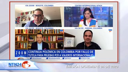 Disputa legal en Colombia por PCR para viajeros