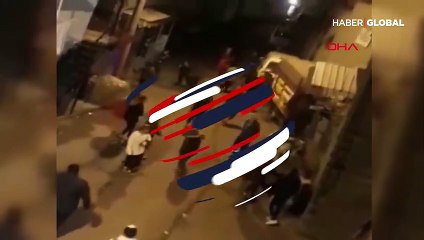 Yasağı ihlal edenlerin polis aracını görünce çığlık çığlığa kaçtığı anlar kamerada