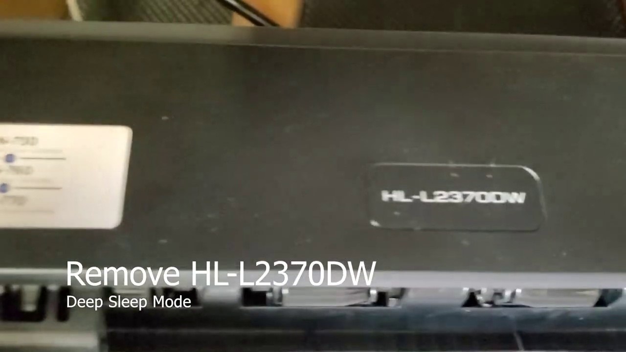 How to remove or Turn off Deep Sleep Mode for Brother Printers HL