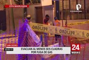 San Isidro: vecinos de Juan de Aliaga fueron evacuados por fuga de gas