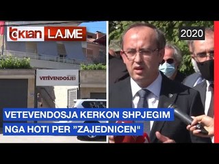 Vetevendosje kerkon shpjegime nga Hoti per "Zajednicen" | Lajme - News