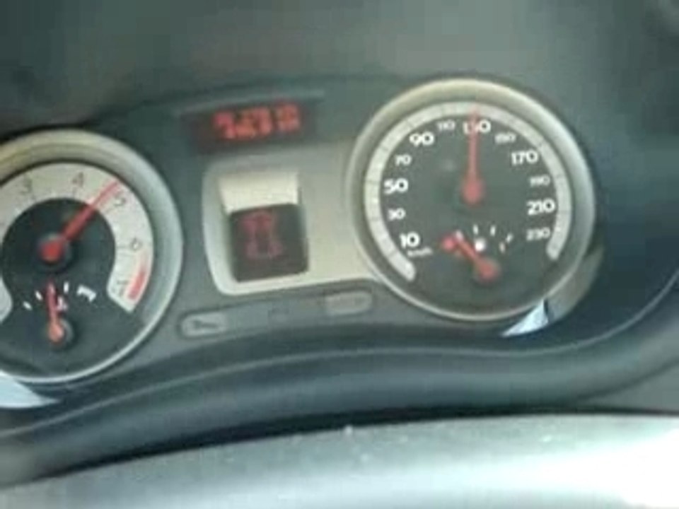 Reprise 90 - 130 en 4è Clio III 1.6 16V
