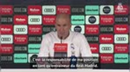 Real Madrid - Zidane : "Je ne suis pas irremplaçable"