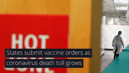 States submit vaccine orders as coronavirus death toll grows, and other top stories in health from December 05, 2020.