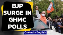 BJP surge in GHMC polls, TRS is still largest party | Oneindia News