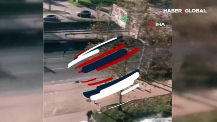 Ters yönde ilerleyen at arabalı hırsız polisten böyle kaçtı