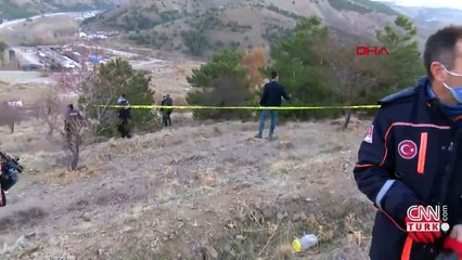Ankara'da dağlık arazide kesik insana ait kafatası bulundu | Video