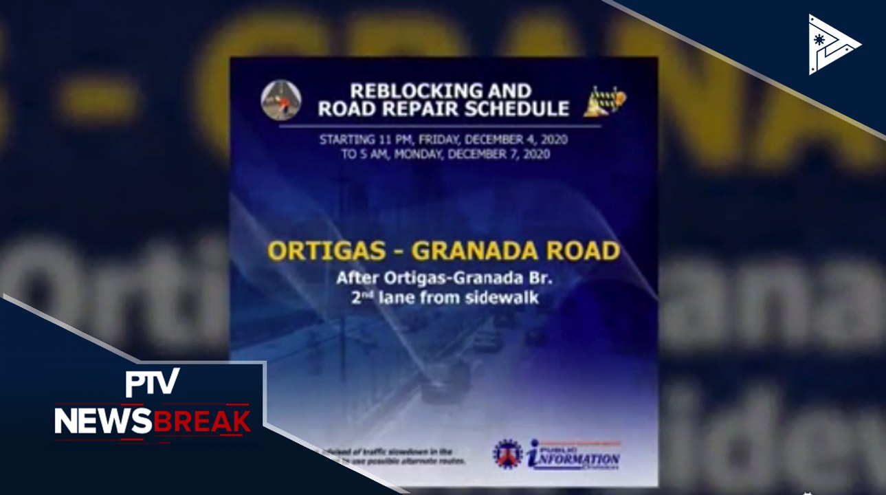 DPWH, nagsasagawa mg road repair sa Ortigas nga...