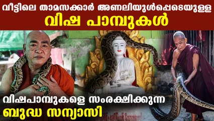 Budha monk Vilaatha who protects Snakes