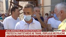 Protesta në Tiranë, flasin naftëtarët e Ballshit: Morëm lekë borxh që erdhëm deri këtu