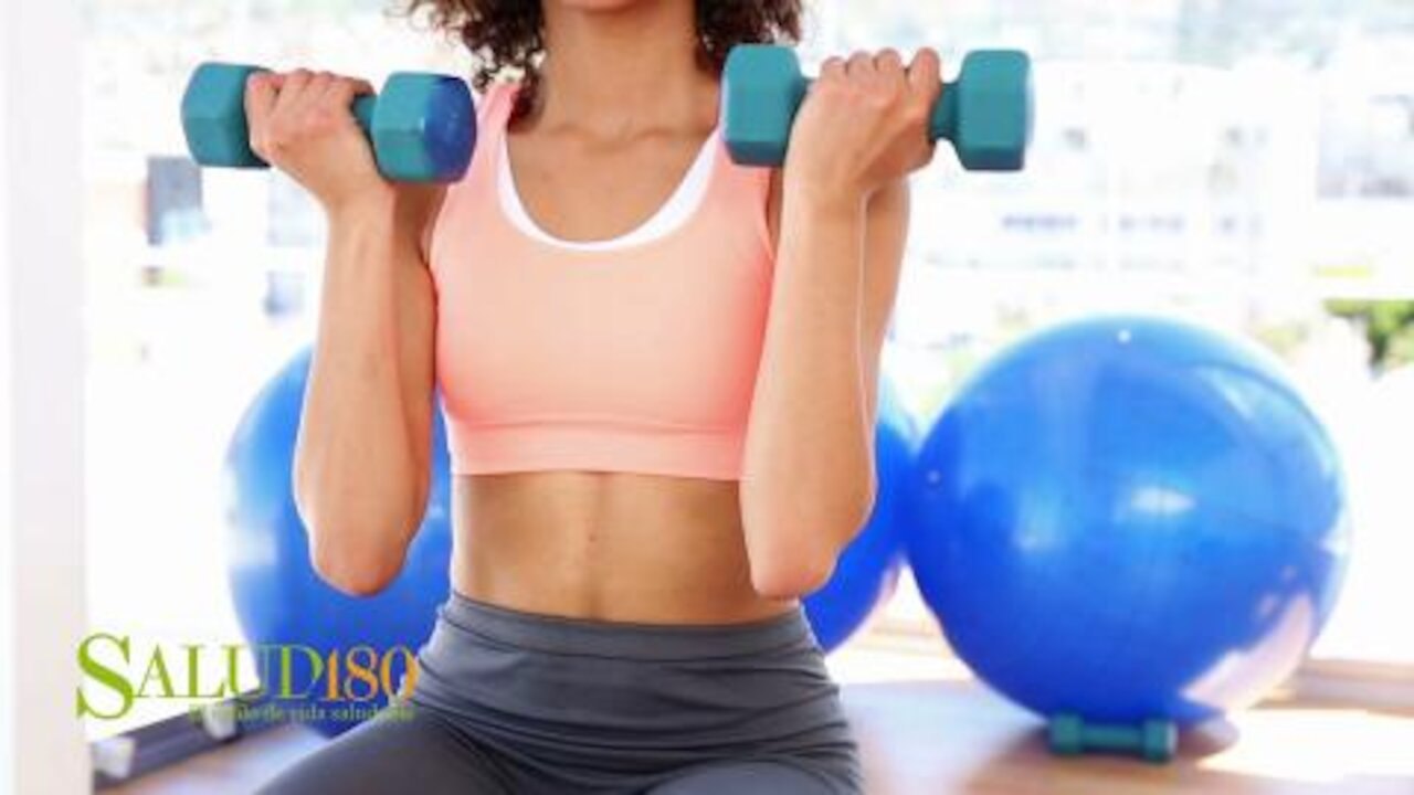 Press de hombros con mancuernas para principiantes