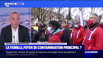 Pour le Pr Philippe Montravers, "on a des raisons d'être inquiets" pour après les fêtes de fin d'année