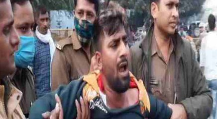 हिंदू युवती संग कोर्ट मैरिज करने जा रहे मुस्लिम युवक को लोगों ने पीटा