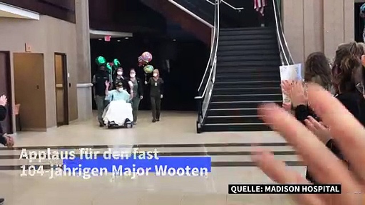 104-Jähriger von Covid-19 genesen