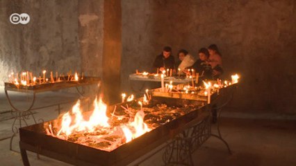 Berg-Karabach: Armenier nehmen Abschied vom Kloster Dadiwank