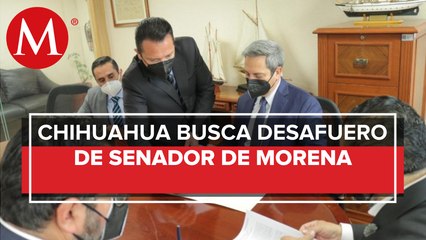 Fiscal de Chihuahua ratifica denuncia contra senador Cruz Pérez Cuéllar ante diputados