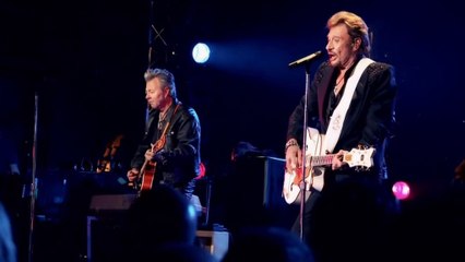 Johnny Hallyday et Brian Setzer-Nashville Blues-Théâtre de Paris 2013