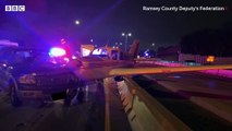 Plane makes emergency landing on US highway