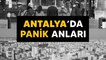 Antalya depreminde yaşanan panik anları kamerada