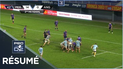 PRO D2 - Résumé USA Perpignan-SA XV Charente: 49-0 - J12 - Saison 2020/2021