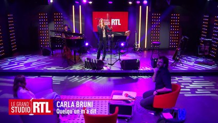 Carla Bruni - Quelqu'un qui m'a dit (Live) - Le Grand Studio RTL