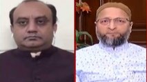 Video: Sudhanshu Trivedi and Owaisi argued on every topic