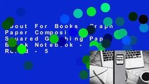 About For Books  Graph Paper Composition: Squared Graphing Paper Blank Notebook - Quad Ruled - 5