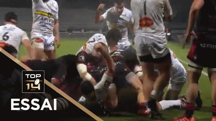 TOP 14 - Essai de Samuel LAGRANGE (SR) - Lyon - La Rochelle - J11 - Saison 2020/2021
