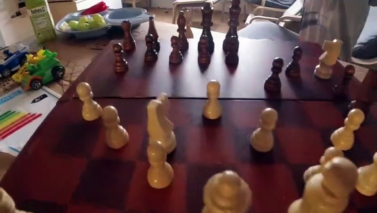 5 year old playing chess -i3x #deaf #ASL