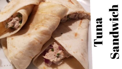 #sandwich   How to make a Tuna Sandwich(with mayo)