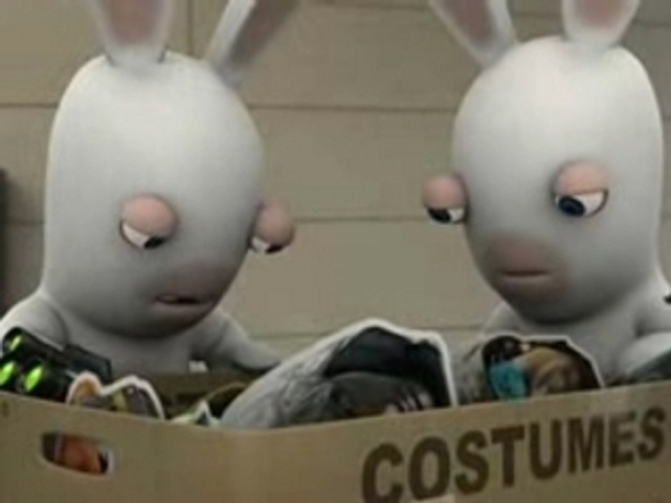 Les lapins crétins envahissent leipzig