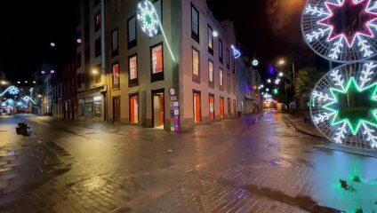 Imágenes del primer día de toque de queda en Tenerife