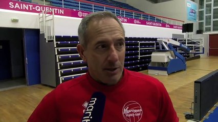 L'analyse de Christophe Charroux après la défaite de Martigues Volley à Saint-Quentin