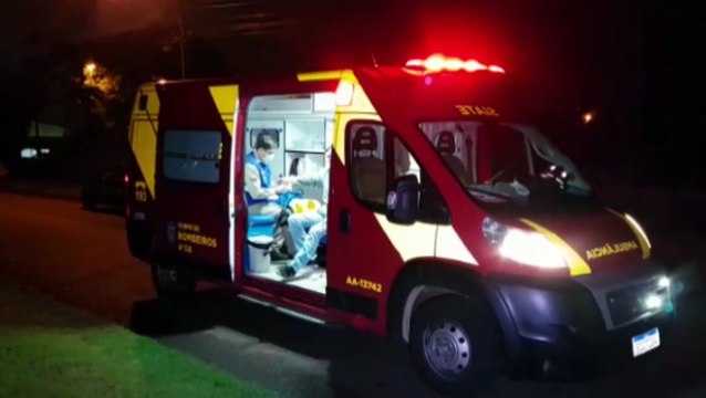 Motociclista sofre queda e é socorrido pelo Siate no Cancelli