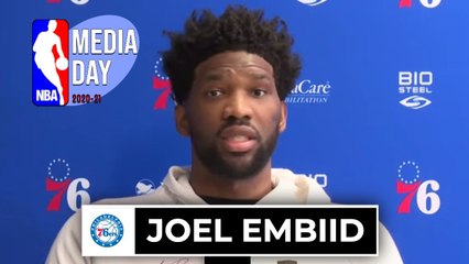 Joel Embiid 76ers Training Camp Interview