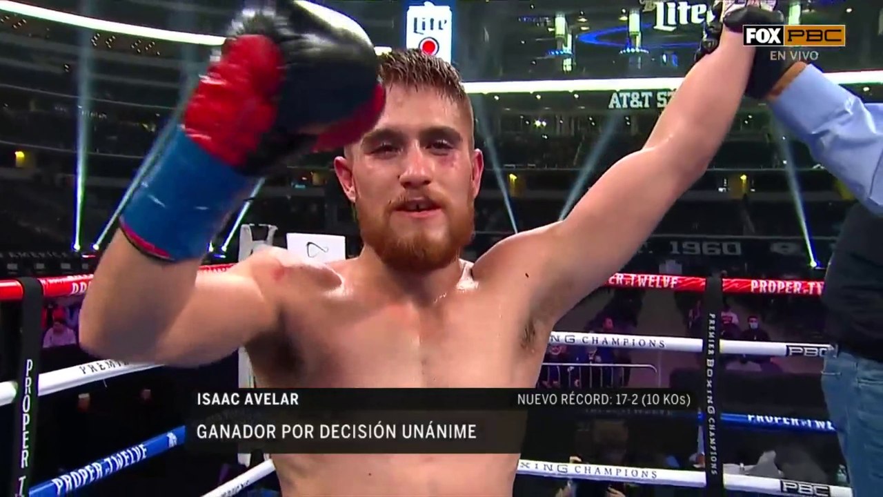 Isaac Avelar por decisión unánime: PBC