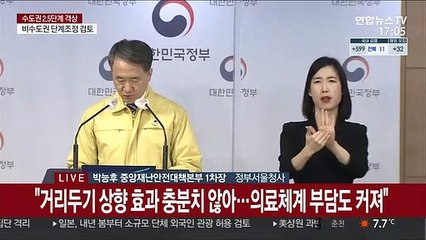 [현장연결] 박능후 "거리두기, 8일부터 수도권 2.5단계·비수도권 2단계로 격상"