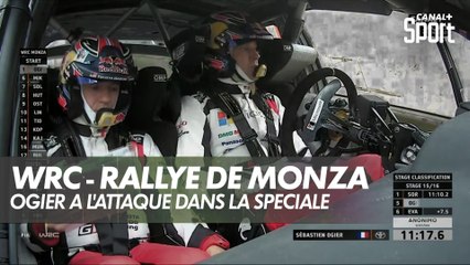 Sébastien Ogier à l'attaque