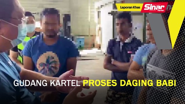 Gudang kartel proses daging babi