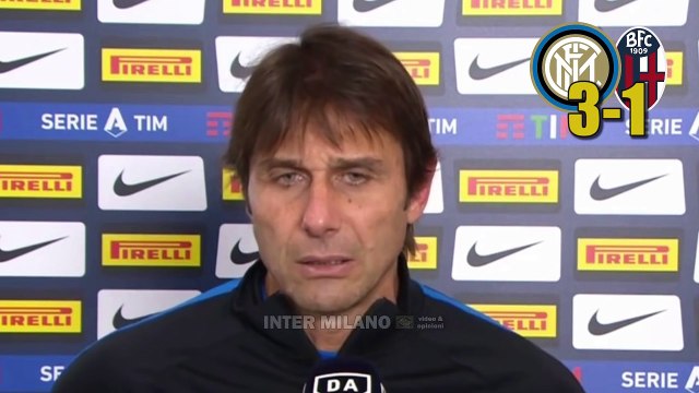 INTER-BOLOGNA 3-1* LE DICHIARAZIONI DI ANTONIO CONTE NEL POST-MATCH: CON ERIKSEN OTTIMO RAPPORTO.