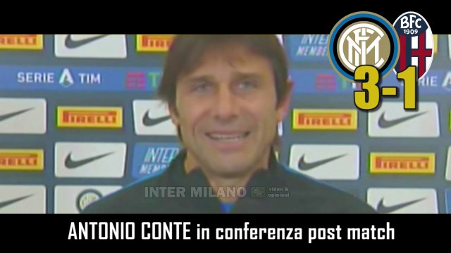 INTER-BOLOGNA 3-1* ANTONIO CONTE: CON ERIKSEN HO UN OTTIMO RAPPORTO .