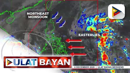 PTV INFO WEATHER: Easterlies, nakaaapekto sa Visayas at Mindanao