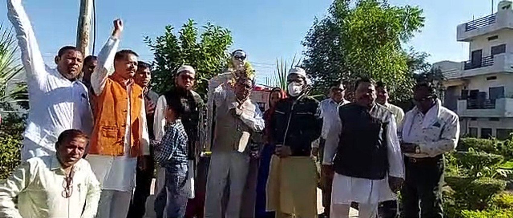 दलित मुस्लिम एकता मंच ने  मनाया  बाबासाहेब का 64वां महापरिनिर्वाण दिवस  मनाया गया