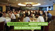 California chef Andrew Gruel refuses to close restaurants calls Gov