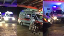 Pandemi hastanesi önünde korkutan ambulans yoğunluğu